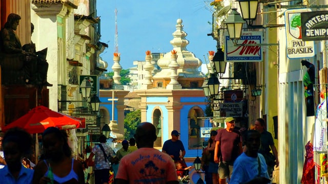 Cidades coloniais no Brasil: Pelourinho, Salvador, BA.