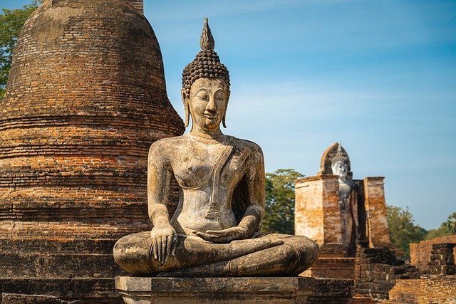 Viagens incríveis: imagem de Buda, Tailândia