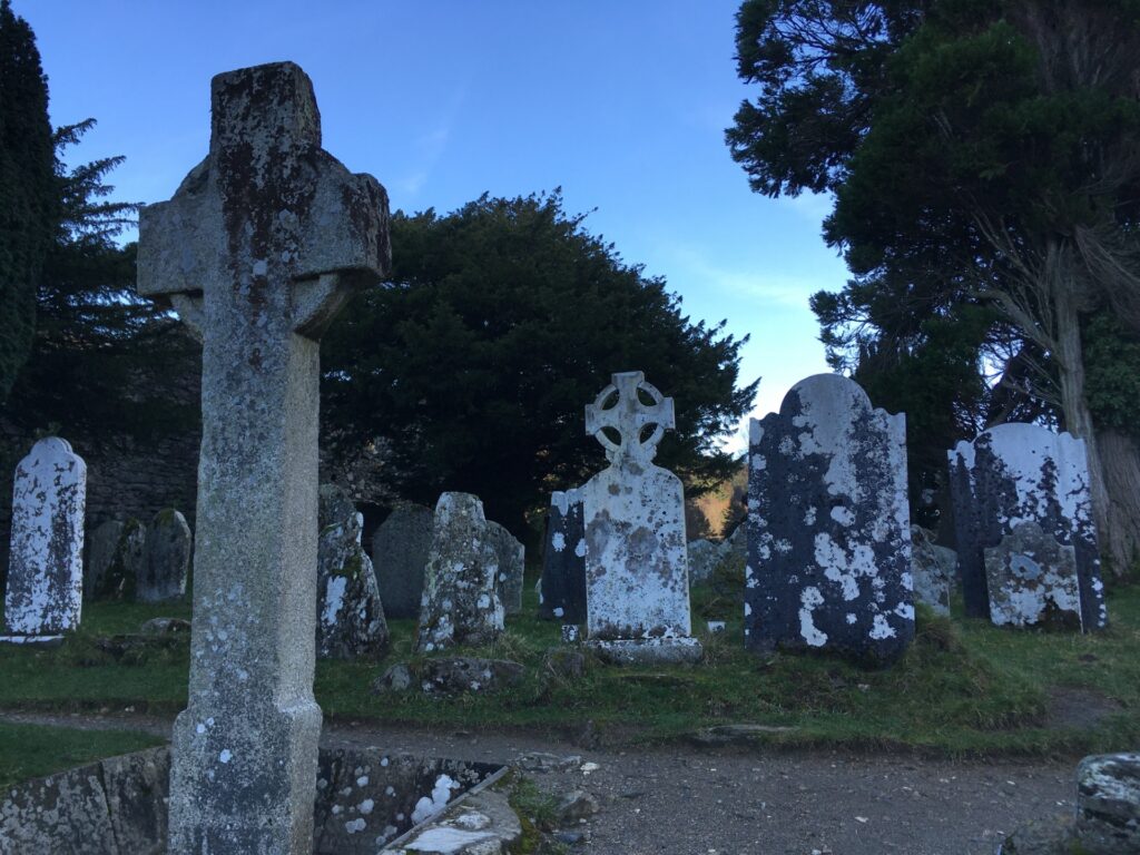 Glendalough, cemitério antigo